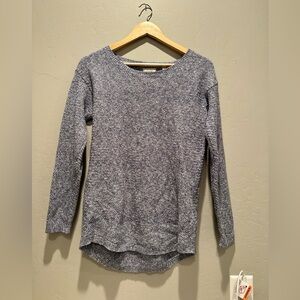 FatFace Women's Blue Knit Sweater‎ Sz 2 Cotton Blend